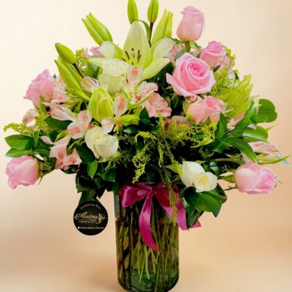 Florero Amor Rosa